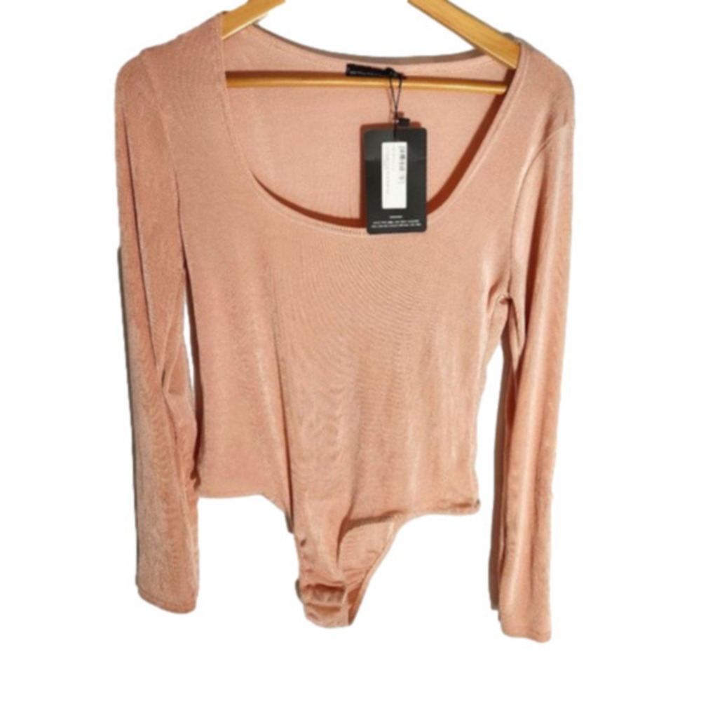 79. NEW pretty little thing slinky body suit 12